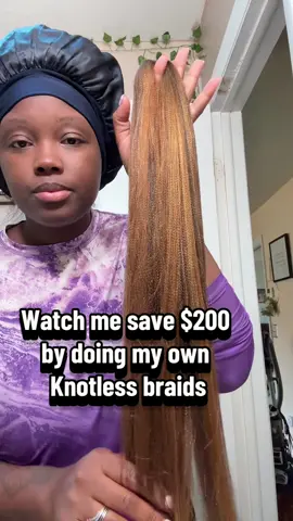 I’ve been doing my own hair since middle school, I BARLEY know how to do knotless braids Foreal , but I’m trying yall !  #knotlessbraids #braids #braidstyles 