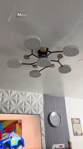 Tri Color LED Ceiling Light Modern Wood Decorative Chandelier for Living Bedroom Light Center Lamps ##centerlamp##ceilinglamp##ceilingligh##centerlight##dininglight##chandelier##aestheticlight##bedroomlight##sale