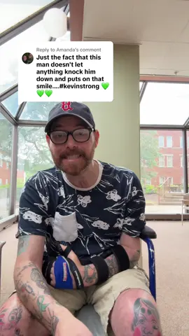 Replying to @Amanda #kevinismyhero #kevinstrong #smile 💯💫💚😄🤣