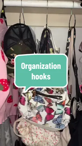 Organization hooks #hats  #orginization #orginizing #orginize #orginizer #closetorganization #closetorganizationhacks 