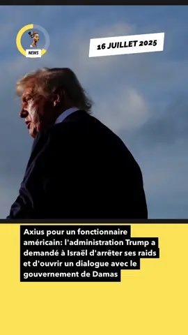 BREAKING — Trump demande à Israël d’arrêter ses frappes sur Damas 💥 Alors que les bombardements israéliens sur la Syrie se poursuivent en direct, l’administration Trump vient de demander à Israël de stopper ses raids et d’ouvrir un dialogue direct avec le gouvernement syrien de Damas. 🗣️ Le secrétaire d’État Marco Rubio s’est dit “profondément préoccupé” par l’escalade militaire, notamment les frappes qui ont visé le ministère de la Défense syrien et les abords du palais présidentiel. 🎯 Objectif annoncé de Washington : éviter une guerre régionale. #news #actualite #trump #damas #syria  #nefertitinews #BreakingNews #TrumpIsrael #DamascusStrike #LiveWar #MiddleEastCrisis #SyriaIsrael #USPolitics #RaidsIsraéliens #MarcoRubio #NoToWar