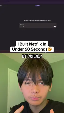i built this with ai #coding #nocode #lovable #computerscience #netflix 