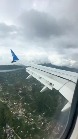 #dubai to #kathmandu #flydubai landing in #tribhuwan_international_airport 