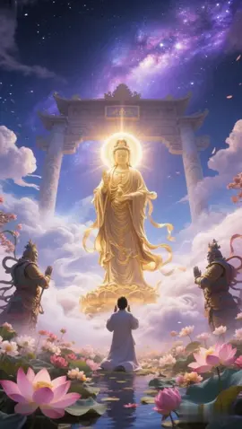 The Bodhisattva of Mercy, may you always have kind intentions in your heart, your life be filled with peace, and your path ahead be smooth and unobstructed. #大慈大悲 #观音菩萨 #guanyin #佛教 #观音 #大慈大悲观音菩萨🙏保佑天下健康平安一切安好 #心经 #六字大明咒 #buddhism #fyp #观世音菩萨心灵法门 #回向给我往生父母 #千手観音 #观世音 #超度 #观音心咒 #buddha #faith 