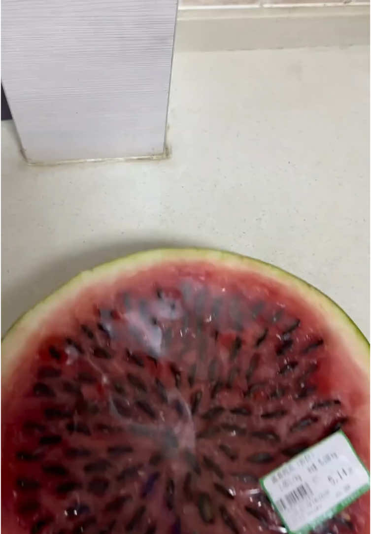A newly bought watermelon 🍉 #watermelon #fyp #viral 