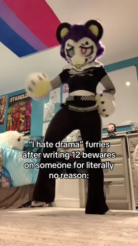 Pick a side!!!   #furrytiktok #fursuiting #kemonofursuit #fursuitmaker #fursuits #furryfyp #furry #fursuit #furryfandom 