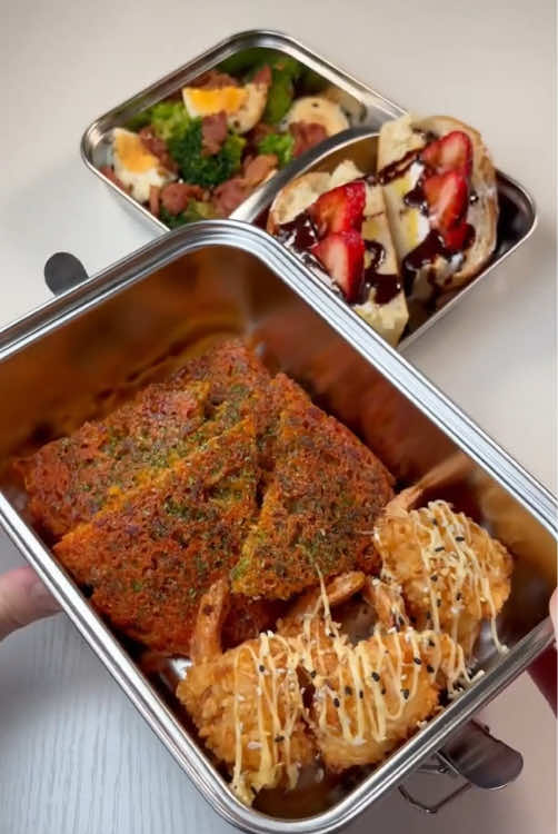 Pack my lunchbox with me 🍱🧑‍🍳 #lunchbox #asmr #bento #yummy #fyp 