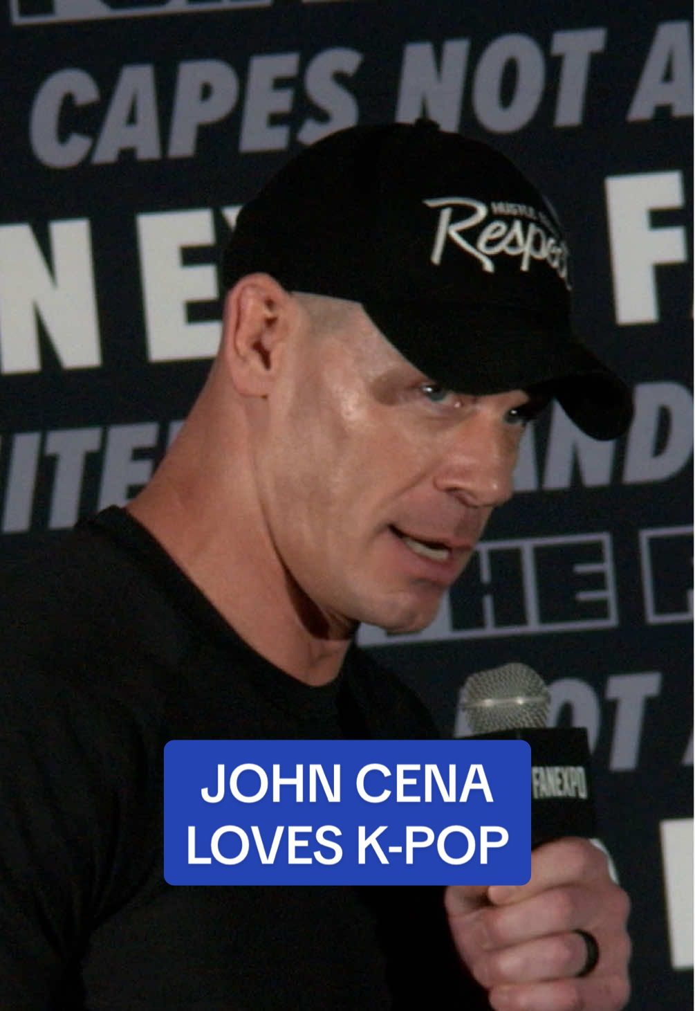 bts got John Cena in his feels #FANEXPO #JohnCena #BTS #JHope #army 