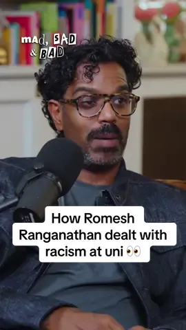 Not bricking the windows 😭🤣 Romesh Ranganathan on experiencing racism in a pub during uni…..and why his reaction wasn’t the most effective way of combating racism.  Search ‘Romesh Ranganathan Mad, Sad & Bad’ on YouTube, Spotify and Apple for the full episode. @Romesh Ranganathan @paloma faith #romeshranganathan #palomafaith #podcast #madsadbad #comedian 