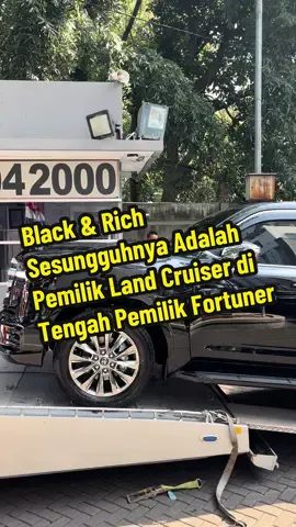 Black & Rich Sesungguhnya Adalah Pemilik Land Cruiser di Tengah Pemilik Fortuner #auto2000 #toyota #fyppppppppppppppppppppppp #landcruiser 