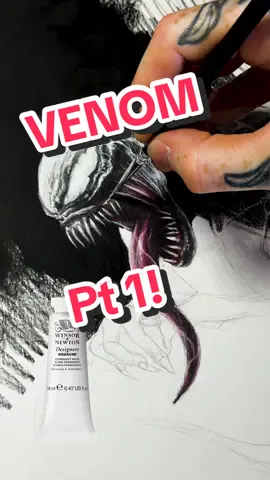 Venom Comic Cover | Part 1 Took on a fun little challenge with this one, always exciting to add a new take on Venom to the collection. I challenged myself and went for a completely different look this time around, and while it definitely tested me, that’s what makes the process so rewarding. Hope you’re liking the direction so far! #venom #drawingchallenge #drawingtutorial #mixedmediaartwork #comicart #variantcover @AC Comics 