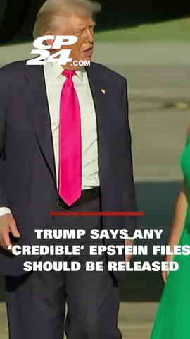 U.S. President Donald Trump said Tuesday the US Justice Department should release all “credible” information from its probe into notorious sex criminal Jeffrey Epstein as he sought to douse a firestorm of criticism from his supporters over his handling of the case. Trump is facing the most serious split of his political career from his famously loyal right-wing base over suspicions that his administration is covering up lurid details of Epstein’s crimes to protect rich and powerful figures they say are implicated. “The attorney general has handled that very well,” the Republican leader said of Pam Bondi, who leads the Justice Department, when he was asked about the case at the White House. Trump repeated his claim that the Epstein files were “made up” by his Democratic predecessors in the White House -- even though he said multiple times during the election campaign that he would “probably” release them. “She’s handled it very well, and it’s going to be up to her,” Trump said. “Whatever she thinks is credible, she should release.” Trump’s latest comments mark a softening of his stance -- he had voiced frustration in the Oval Office and online about his supporters’ fixation on Epstein and pleaded with them to move on. “I don’t understand why the Jeffrey Epstein case would be of interest to anybody,” Trump told reporters Tuesday night, adding: “It’s pretty boring stuff.” #news #cp24 #usa