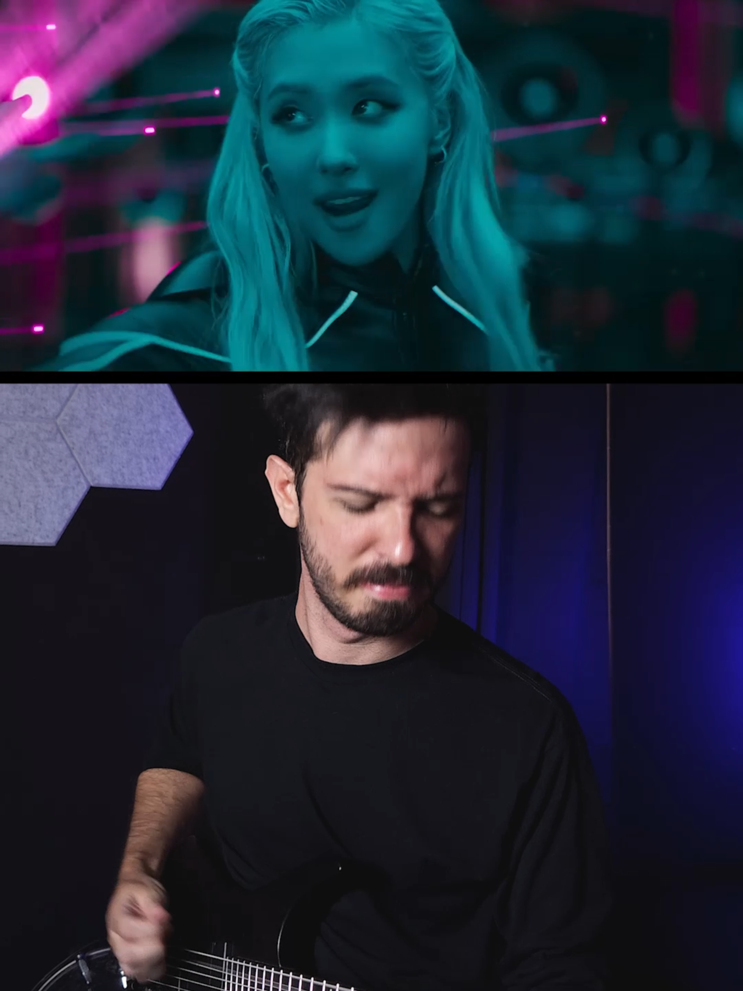 @blackpinkofficial  rocks! 🤘🖤 #blackpink #metal #covers #guitars