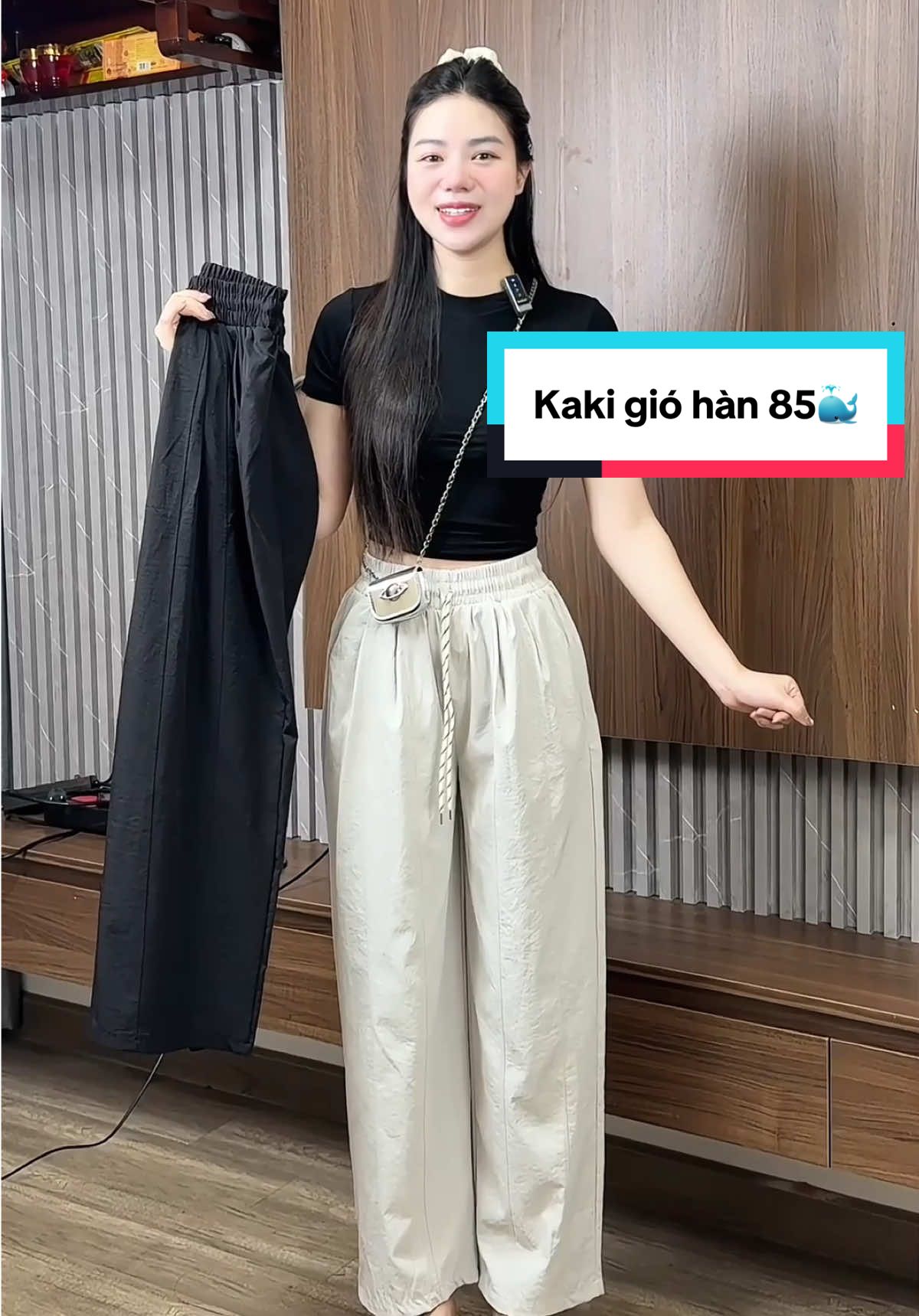 Chất kaki gió hàn mặc mềm mịn mát lắm nha 😁 #xhtiktok #xuhuong #tiktok #hottrend #quanhottrend #review #huynhchangreview #huynhchang00 