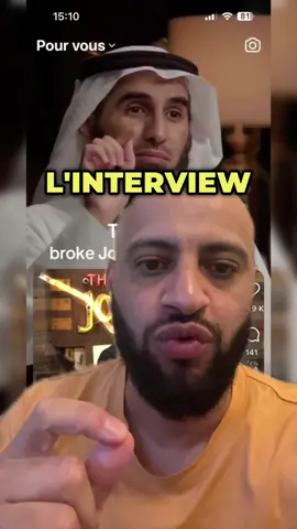 🚨 Il a battu le RECORD de Joe Rogan ! 🚨 Un frère saoudien a réalisé l’interview la plus vue de l’histoire de YouTube. Oui, un MUSULMAN, qui parle à SA communauté, de SA religion, de CE QU’IL AIME. Arrêtons de croire qu’il faut parler à tout le monde pour réussir. La preuve que quand tu restes aligné avec tes valeurs et que tu parles avec le cœur, ça MARCHE. C’est NOTRE moment. C’est POSSIBLE. 🔥 #MuslimPower #MotivationMusulmane #Ummah #Inspiration #RéseauxSociaux #FiertéMusulmane