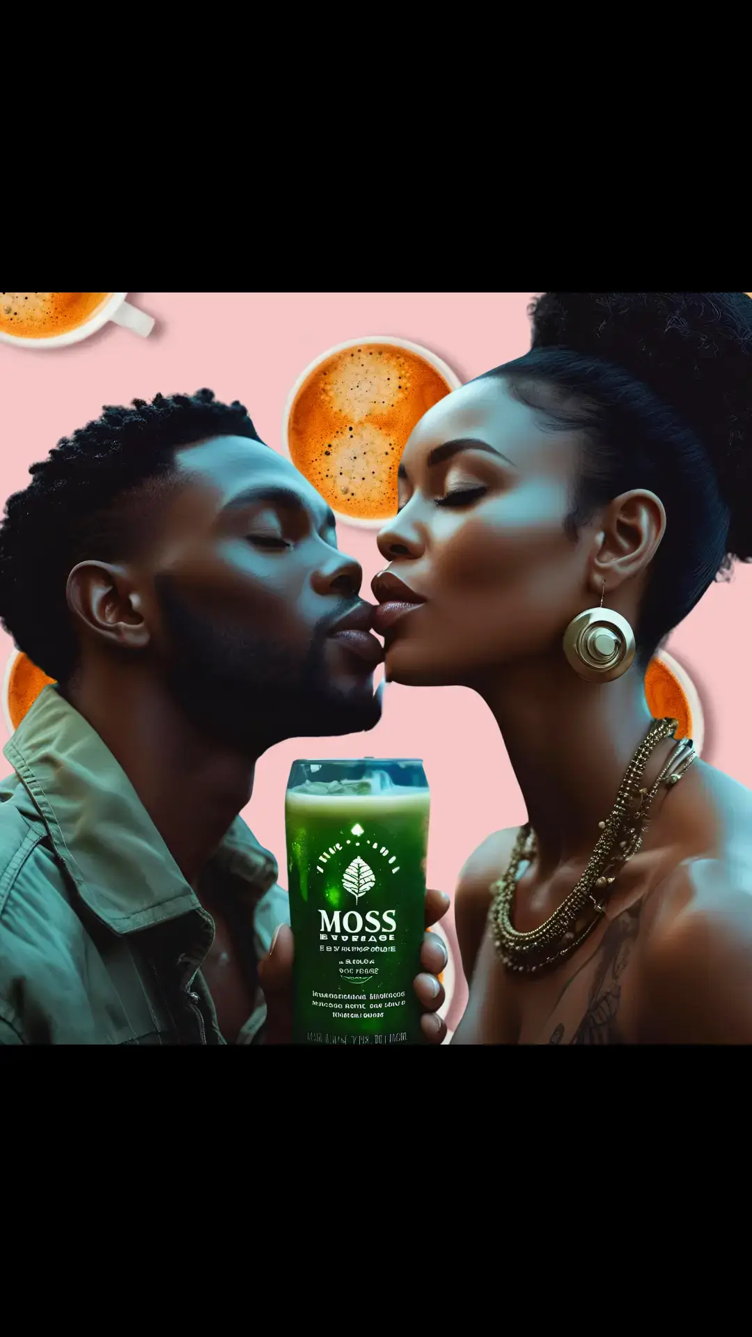 #Moss #mossbeverage  #seamoss #beverages #Art #MichaelBJordan #AI 