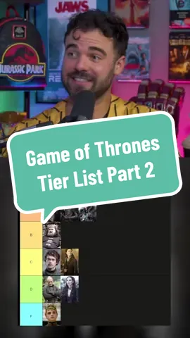 Game of Thrones Character Tier List Part 2! #gameofthrones #character #tierlist #ranking #got #houseofthedragon #rank #tv #tvshow #fantasy #dragon #targaryen #jonsnow #stark #lannister #part2 #georgerrmartin #fyp #fypシ #foryou #foryoupage #fypシ゚viral 