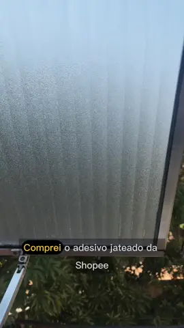 Adesivo Jateado da Shopee  Para Vidros , tira a transparência do Vidro dando mais privacidade ao ambiente. #viraltiktok #acheinashopee 