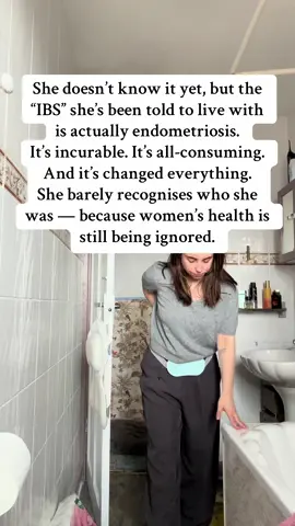 Told it was just IBS — years later, it’s endometriosis. No cure. Constant pain. A life turned upside down. She’s not alone. Women’s healthcare is failing us — and it’s costing lives, identities, and time. #endometriosis #endometriosisawareness #womenshealthcare #PMMD #PMMDsymptoms #endometrosissymptoms #ChronicIllnessAwareness #menstrualcycle  #chronicpain #hiddendisabilities #pcosawareness  #pcos #pelvichealth #chronicpelvicpain #pelvicfloor #periods #chronicillness #periodtalk #menstruation #menstruationmatters #menstrualcycle #lutealphase #follicularphase #ovulation #femalehealth #hormonalimbalance #EndMedicalGaslighting #menopause #perimenopause #adenomyosis #ovariancysts 