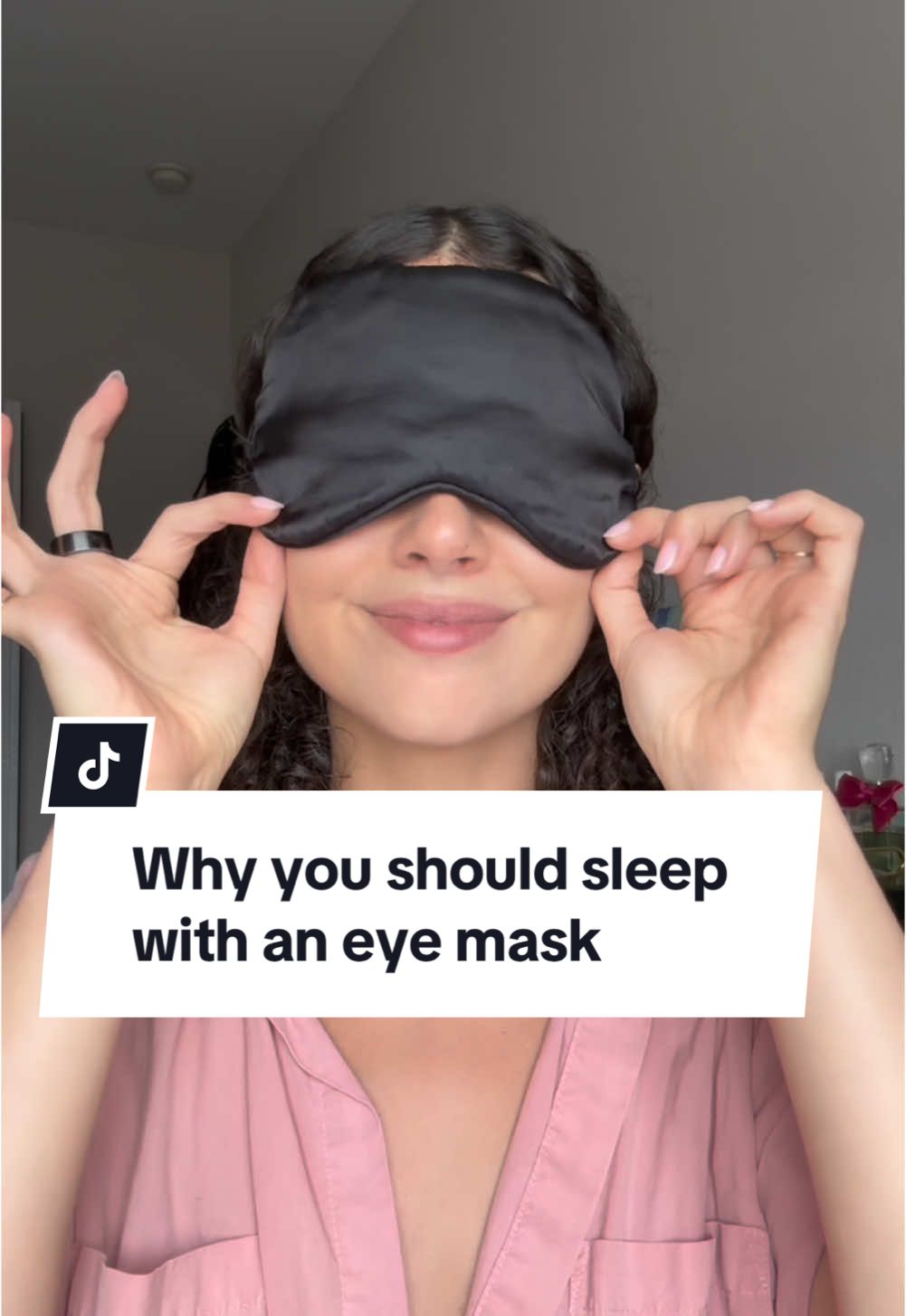 A simple hack of wearing an eye mask at night or investing in black out curtains can help you be more insulin sensitive the next morning! This is big news especially for women who battle with PCOS, insulin resistance, or hormonal imbalances!  PMID: 35286195 #pcosawareness #insulinresistance 