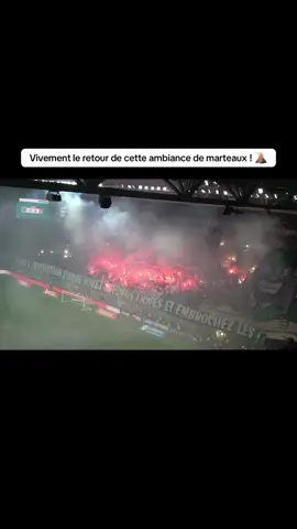 On a tous hâte de regoûter à la folie du Chaudron ! 🔥 #asse #saintetienne #ultras #greenangels #ambiance 