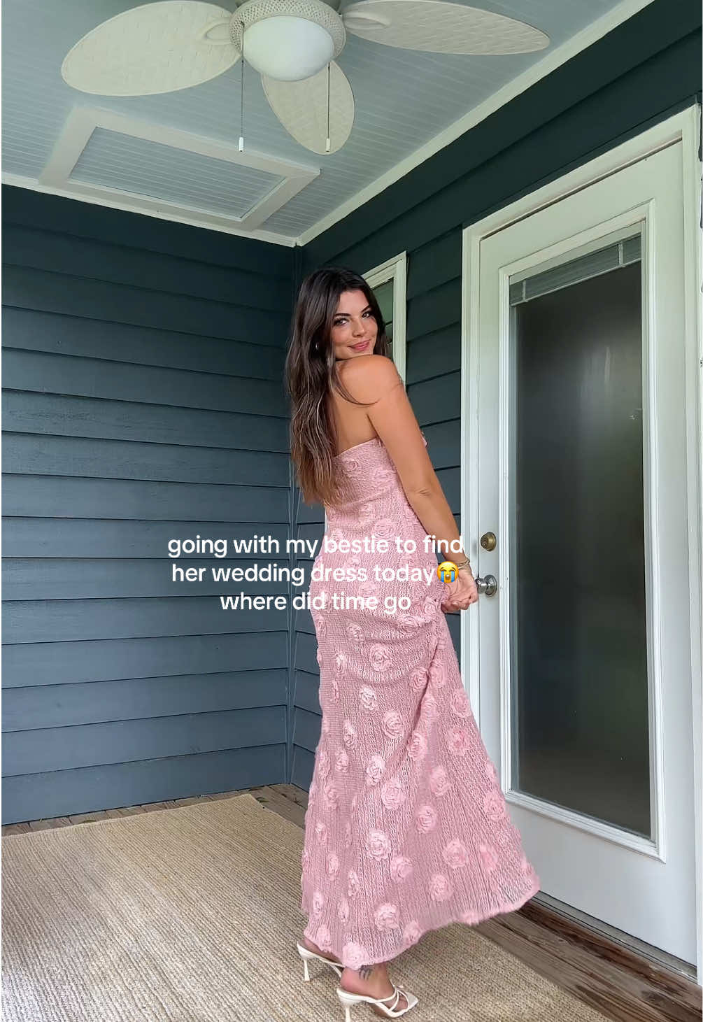 I’m gonna cry my eyes out (my dress is @PEPPERMAYO )  