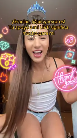 juicyeexpres, gracias por tu valioso apoyo en mi LIVE. Seguiré esforzándome para crear contenido LIVE aún mejor.@juicyeexpres #tiktoklive #livehighlights #livegift #crystaldreams #sueñosdecristal 