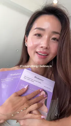 why I chose @Biodance as a partner-clean ingredients, zero shortcuts, and results that speak for themselves. #biodancepartner #biodance #gelmask #cleanbeauty #pdrn #caviar #gelmask #glassskin #glowyskin 