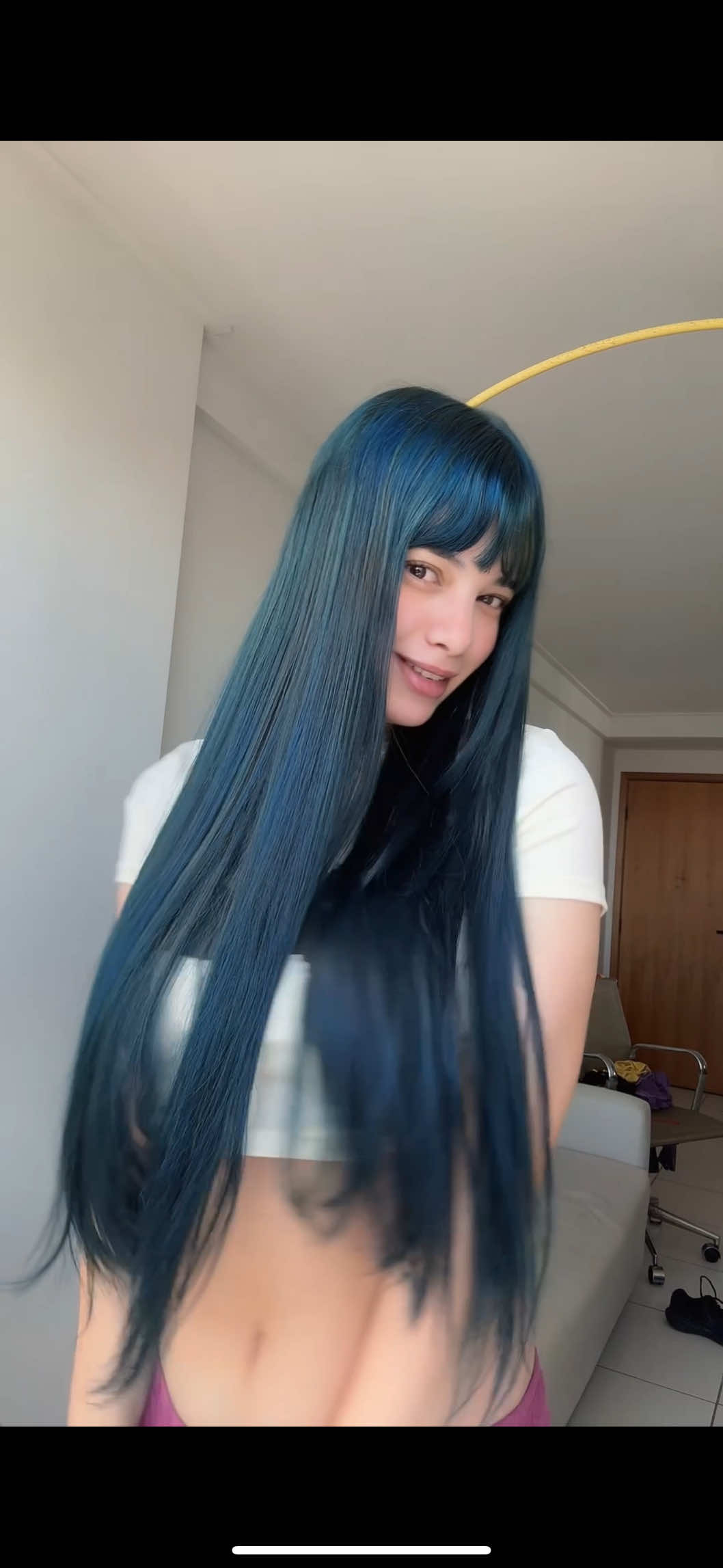 A SAGA DO SUN IN ACABOU E UMA NOVA ERA VEIOOOOO #cabeloazul #salonline #cabelo #fy #fyp 