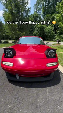 no flippy floppy lights 😖 #mazda #miata 