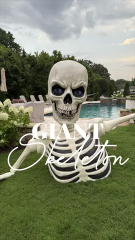 Costco Giant skeleton  The one that got away last year  This Giant Ground Breaking Skeleton from Costco sold out before I could even blink. Not this time! He’s creepy, he’s crawly, and his LCD eyes follow you at night!  Spooky season starts early around here-I have big plans for him. #halloweendecor #costcofinds #spookyseason #halloween2025 #skeletonseason #groundbreakingskeleton #halloweenvibes #hauntedhouseaesthetic #halloweenprep #halloweenobsessed