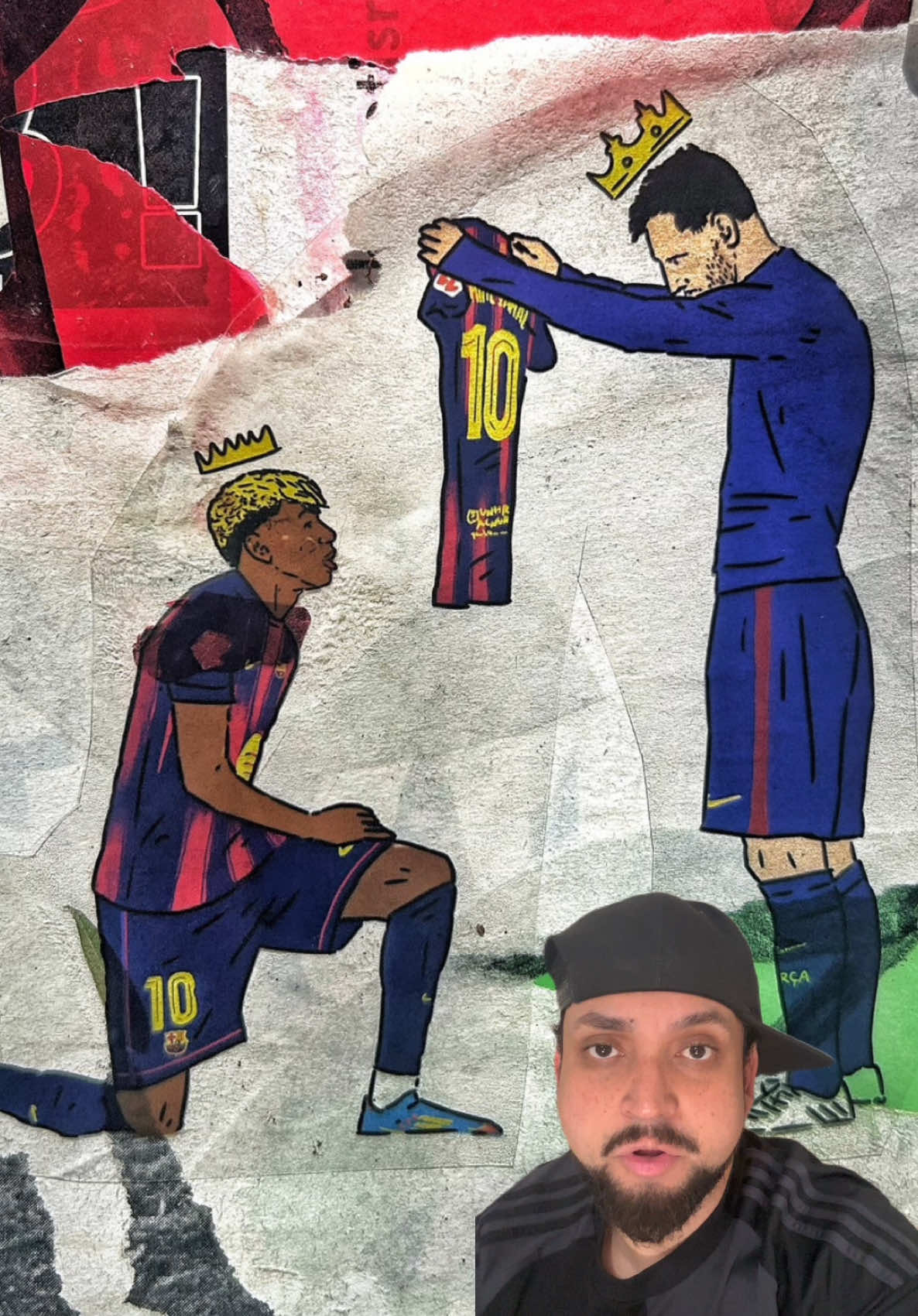 O verdadeiro herdeiro #TiktokEsportes #Yamal #Barcelona #Messi #RonaldinhoGaucho #SoufãdeFutebol 
