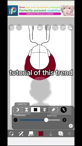 Tutorial for the new Liquify pen trend✨️ everyone can do it now!  #ibispaintx #trend #Liquifypen #fyp 