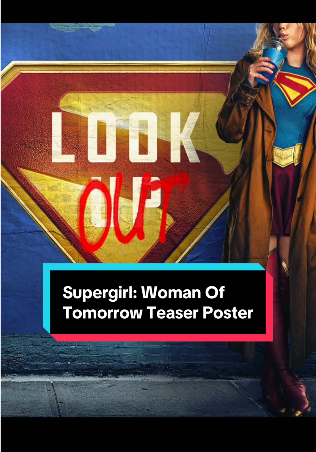 Supergirl: Woman Of Tomorrow Teaser Poster #supergirl #supergirlwomanoftomorrow #lookout #superman #millyalcock #romansempire #krypto 