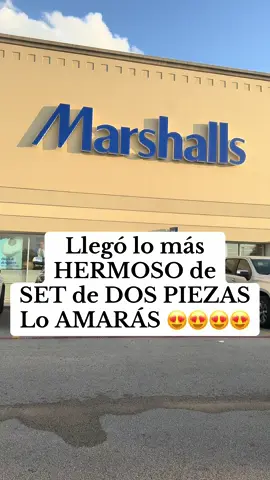 Llegó lo más hermoso de ser de dos piezas lo amarás 😍😍😍😍 #marshalls #marshallsfinds #set #conjuntos #shopping #ofertas #casualoutfits #vira #fyp #tiendaderopa 