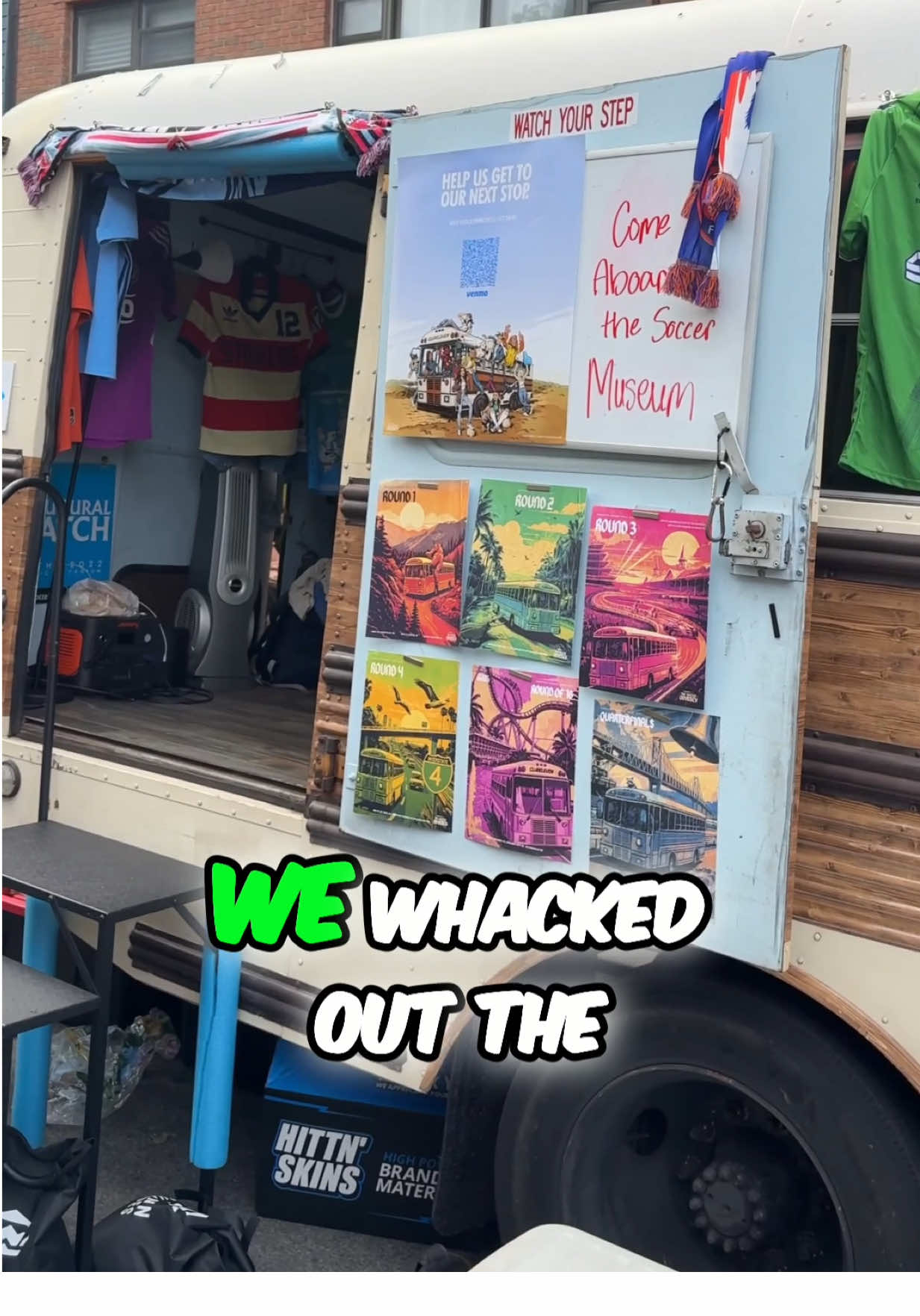 8 years, a bus and a vision. We linked up with Tyler from @clubeleven at the first ever chopped cheese classic — a soccer tourney and block party celebrating the culture of #NYCSoccer 🗽⚽️ #ClubEleven is a mobile soccer museum & mag that’s been traveling the U.S. pushing real grassroots culture. From humble beginnings to national impact, hear how it all came to life and where it’s headed next. Tap in for stories from the future of American soccer storytelling. 🎥🇺🇸  #AmericanSoccer #GrassrootsSoccer #SoccerCulture      