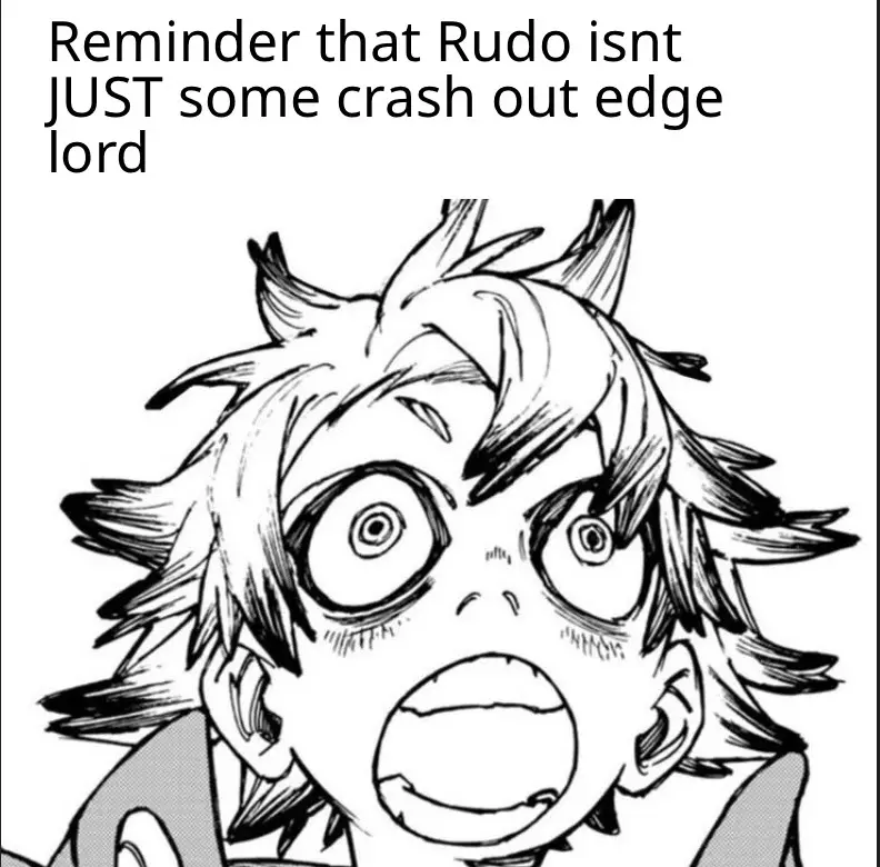 Ofc the anime just came out, but I promise Rudo isn’t the edge lord y’all think he may become (yet).#gachiakutamanga #gachiakutanime #rudosurebrec #anime #mangatiktok 