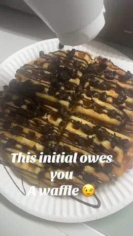 This initial owes you a waffle🧇… #waffle #viralvideos #fyp #FoodTok 