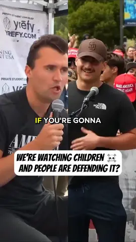 a brutal question with no easy answer  #charliekirk #debate 