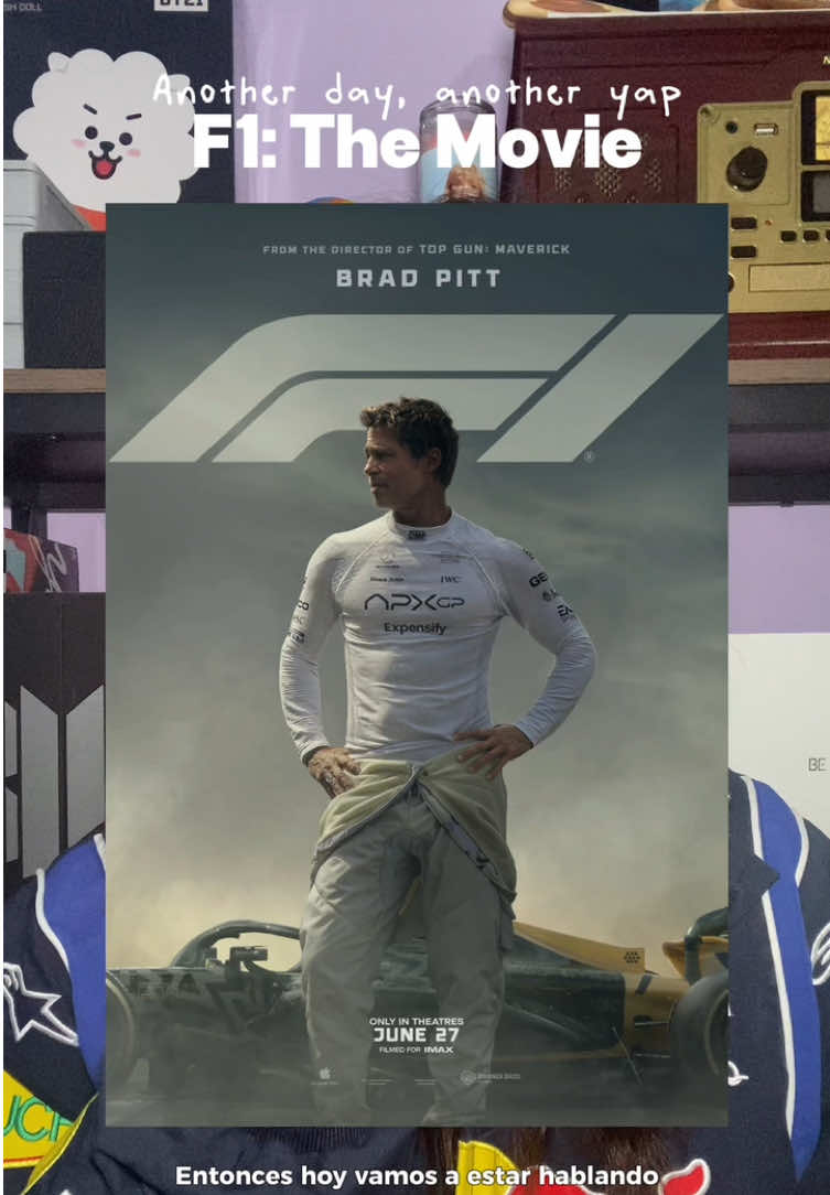 Hablemos sobre “F1: The Movie” 🏎️ | Esto es lo que pasa cuando no escribí un guión, hablo mucho y mezclo idiomas, pero aquí está mi opinión que no debe ser tomada en serio #f1 #f1themovie #redbullracing #maxverstappen #checoperez #f1girls #moviereview #f1tiktok 