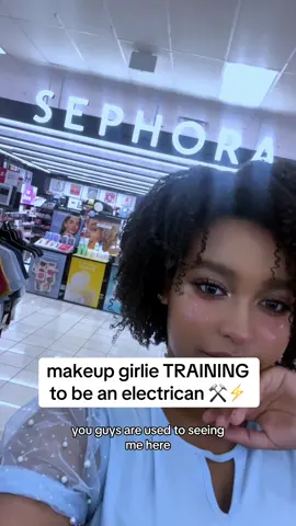 yep i’m gonna be an electrician 🤭 still a beauty girlie through and through, just entering a new era 💘trade school is starting soon, so let’s build something new together 🫶🏽 @sephora @Lowe’s #electrican #bluecollar #bluecollarwomen #womenintrades #tradeschool #sparky #electricalwork #tradeswoman #sephora #lowes #makeup #makeupgirly 