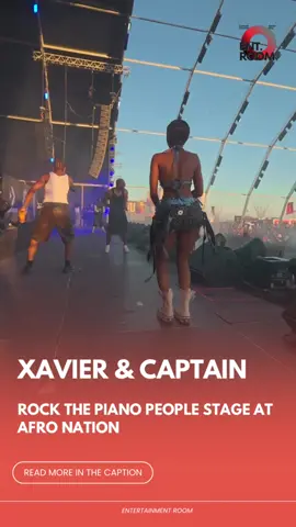 Xavier & Captain brought 🔥 ENERGY to the Piano People stage at Afro Nation! #XavierAndCaptain #PianoPeople #AfroNation2025 #AmapianoTakeover #LivePerformance       