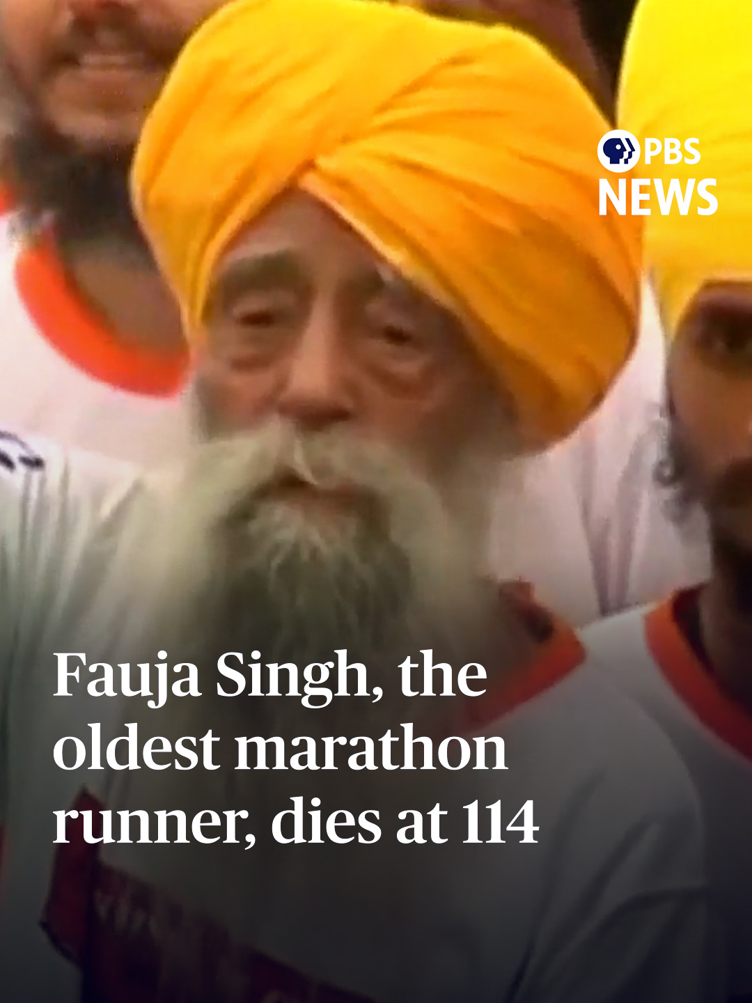 Fauja Singh, the man believed to be the oldest marathon runner, has died. He began running at age 89 after losing his wife and son, and became known as the 'Turbaned Torpedo.'  Singh became the oldest man to run a full marathon at age 100, though his feat was not recognized by Guinness World Records because they could not certify his age. Local media says Singh died from injuries after being hit by a car in his native village in Punjab. Fauja Singh was believed to be 114 years old. #pbsnews #newshour #pbsnewshour #faujasingh #marathonrunner #athlete #news