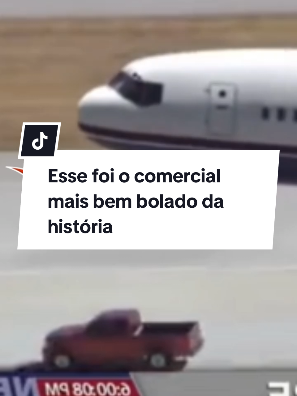 Ele PAROU AVIÃO com uma CAMINHONETE #aviao #caminhonete #comercial #nissan #curiosidades 