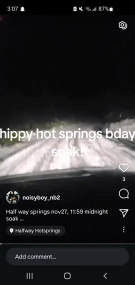 start my bday off right , at the hippy hot springs!- Neverending party ,BC #hotsprings #hot #soaked #party #bday 