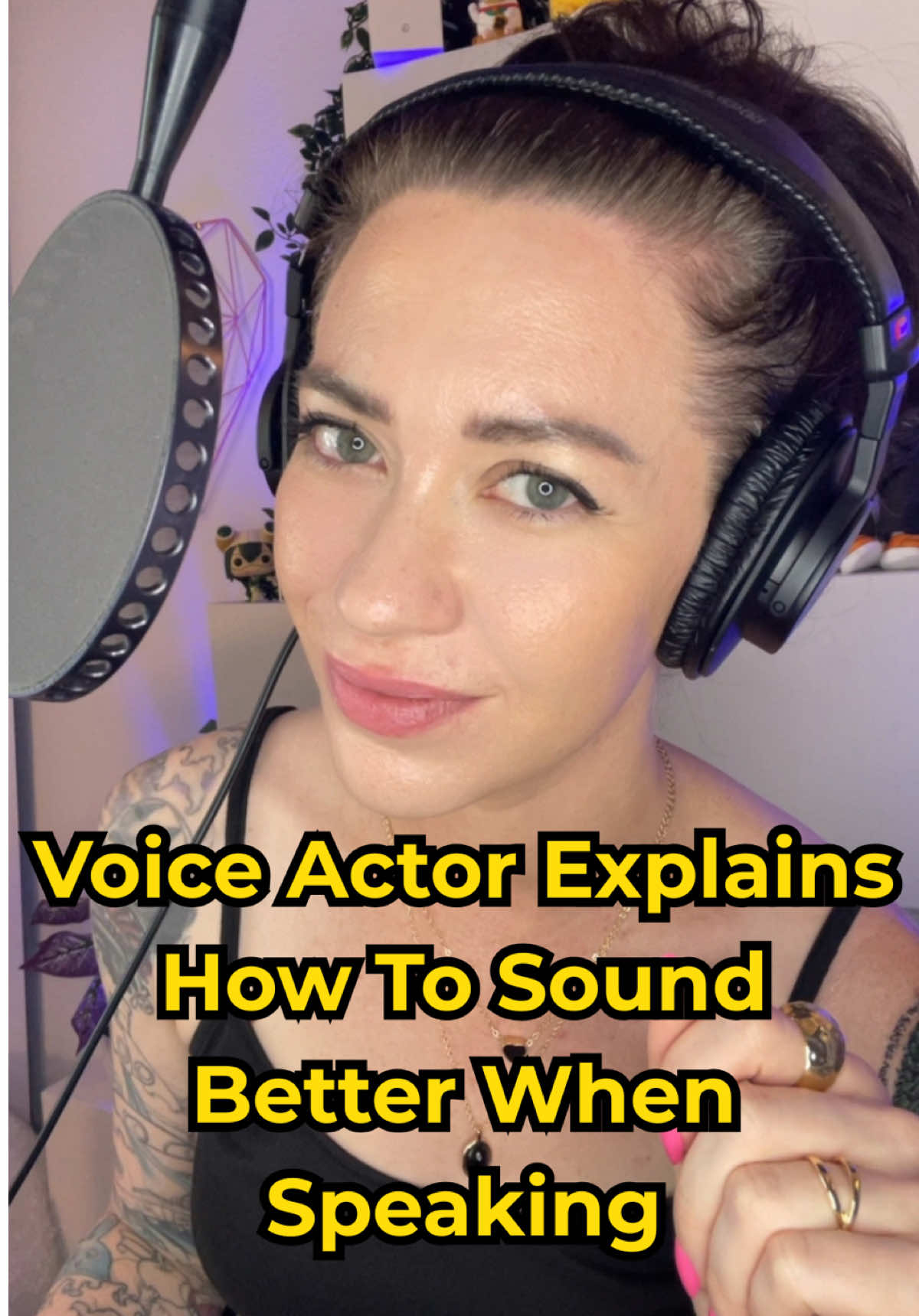 If you want to sound better when you talk, here are 4 easy tips you can use right now from a full-time voice actor 🎙️  🫁Breathe from your belly, not your chest. Put your hand here (to your chest), then here (to your stomach). When you speak, only your bottom hand should move. This gives you a stronger, steadier voice that won't crack or run out of air. This is how I’m able to talk without taking a breath in my videos when I’m reading you to filth 🐌 Slow down! Most people talk way too fast when they're nervous. Try this: say 'I am speaking clearly' at normal speed... now say it 20% slower. Hear the difference? Slower = more authoritative. That’s why I speak so fast in my auntie Tawny videos, they’re supposed to be silly 🦸Your posture is everything. Stand or sit up like Superman for 30 seconds before you speak. Shoulders back, chin up, feet or body planted. Your voice literally comes from your body position. That’s one of the reasons I have my monitor and mic positioned in a certain way in the videos you see of my voice acting, it’s making me conscious of my posture 🧂Add vocal variety. Don't be monotone, add inflection and emphasis to words as you’re speaking, especially if you’re doing something like teaching a class.Think of it like seasoning for your voice, you’re adding flavor to your sentence instead of leaving them bland Try these today and let me know how it works for you. And if you want to learn more about voice acting, comment below and I’ll send you my guides on how to get started 🤘🏻 #voice #voiceactor #voiceacting #voiceover #movies #tv #tvshow 