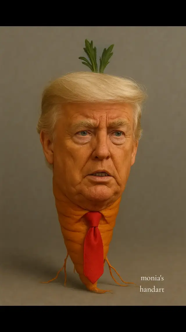 #trump #carrotcake #fyp #humor #memes #donald #whitehouse #iceagent 