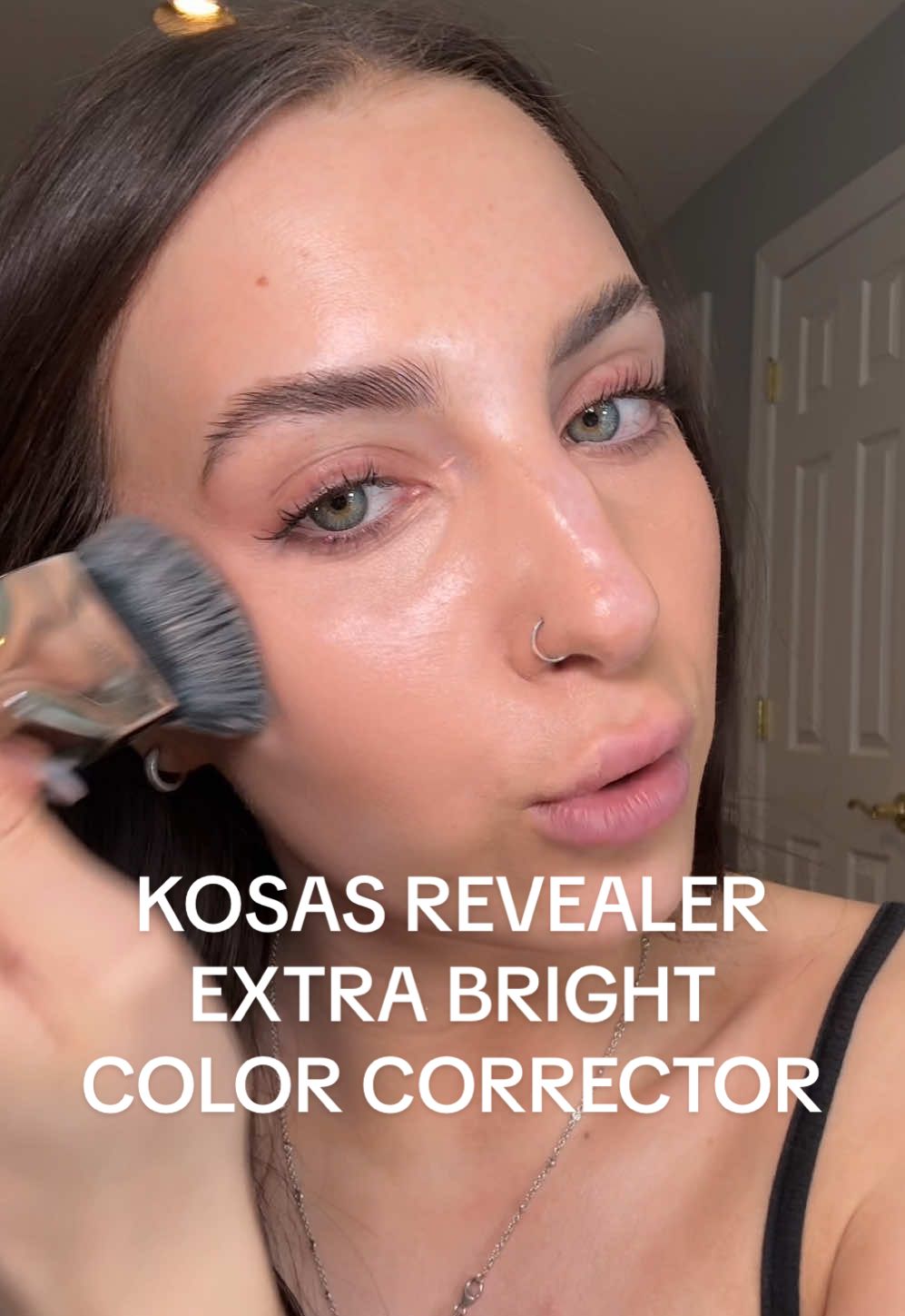 color correct + conceal in 1!! This takes literally seconds and looks so naturally flawless ✨ serum based formula treats skin while being super light weight ✨ shade: illusion Perfect for quick everyday makeup! @Kosas  #kosas #kosasextrabright #kosasrevealerconcealer #kosasconcealer #kosascolorcorrector #colorcorection #colorcorrector #peachcolorcorrector #undereyecircles #darkundereye #ttsbeautybesties #dealsforyoudays #tiktokshopcreatorpicks 