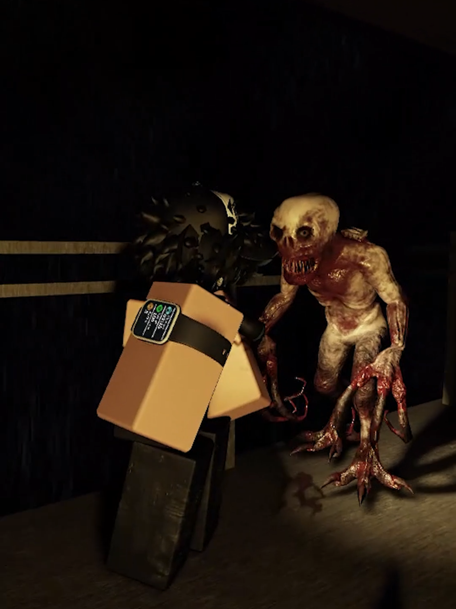 ESCAPA del D3monio👹del Bosque🏕️ #robloxx #terror #recomendaciones#robloxhorror #juegos #robloxjuegos #robloxgames #robloxfyp