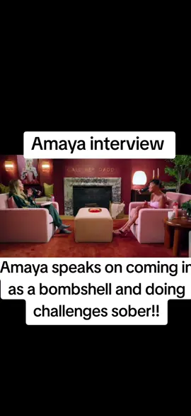 Amaya speaks on coming in as a bombshell and having to do challenges sober!! #LoveIsland #amayapapaya #peacock #callherdaddy #loveislandusa #fyp #trending 